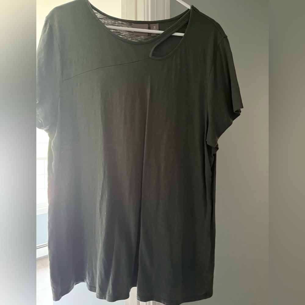 Olive green Chicos t shirt
